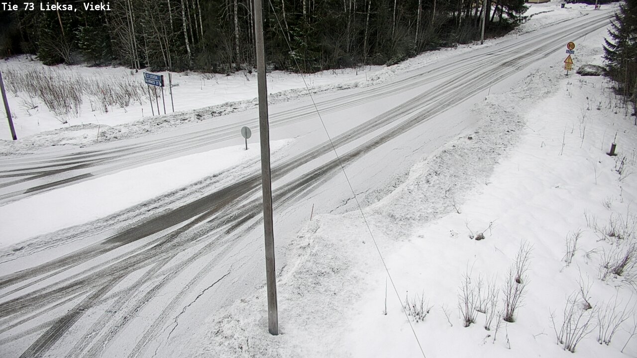 Kelikamerat Kuva Tie 73 Lieksa; Vieki, Lieksa, Pohjois-Karjala