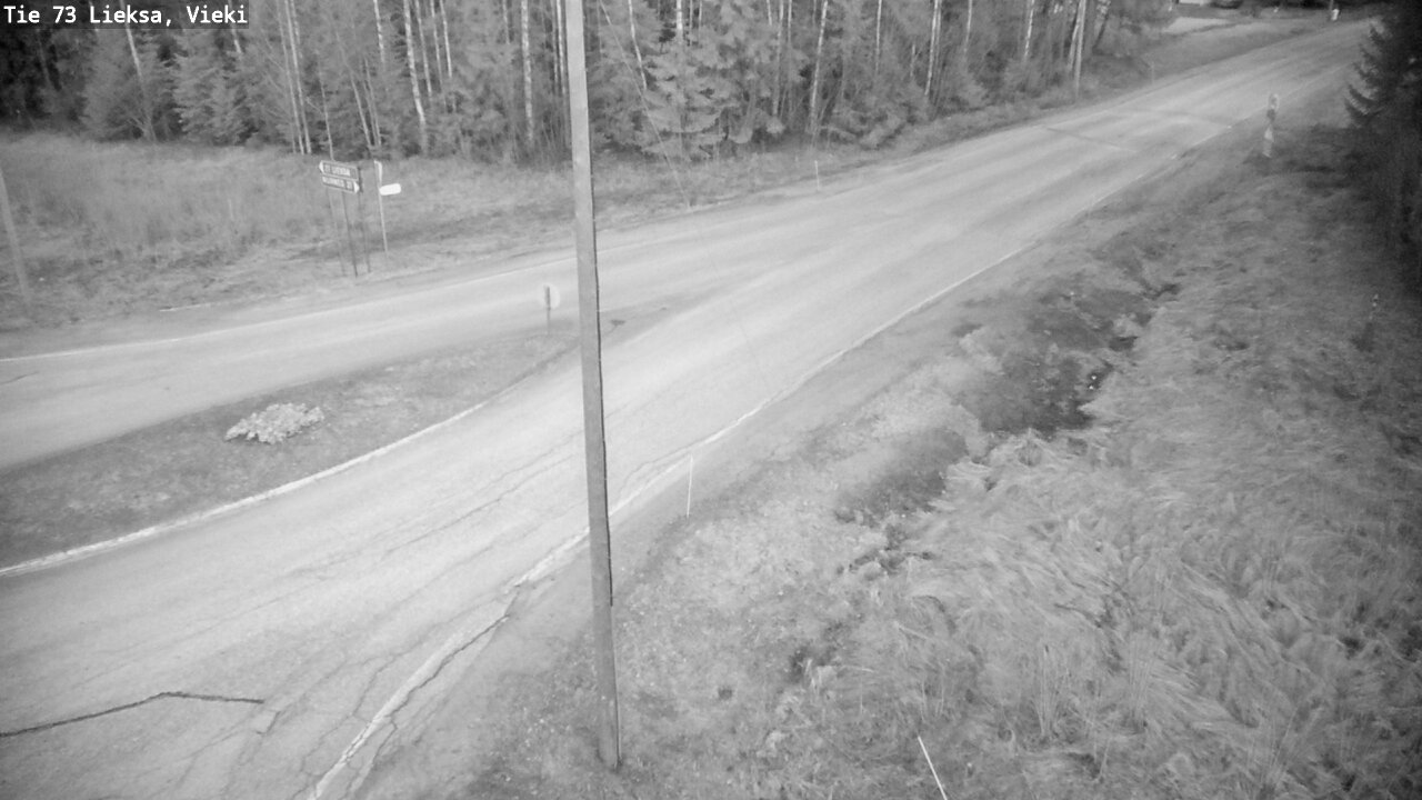Weather Camera Image Väg 73 Lieksa, Vieki, Lieksa, Pohjois-Karjala