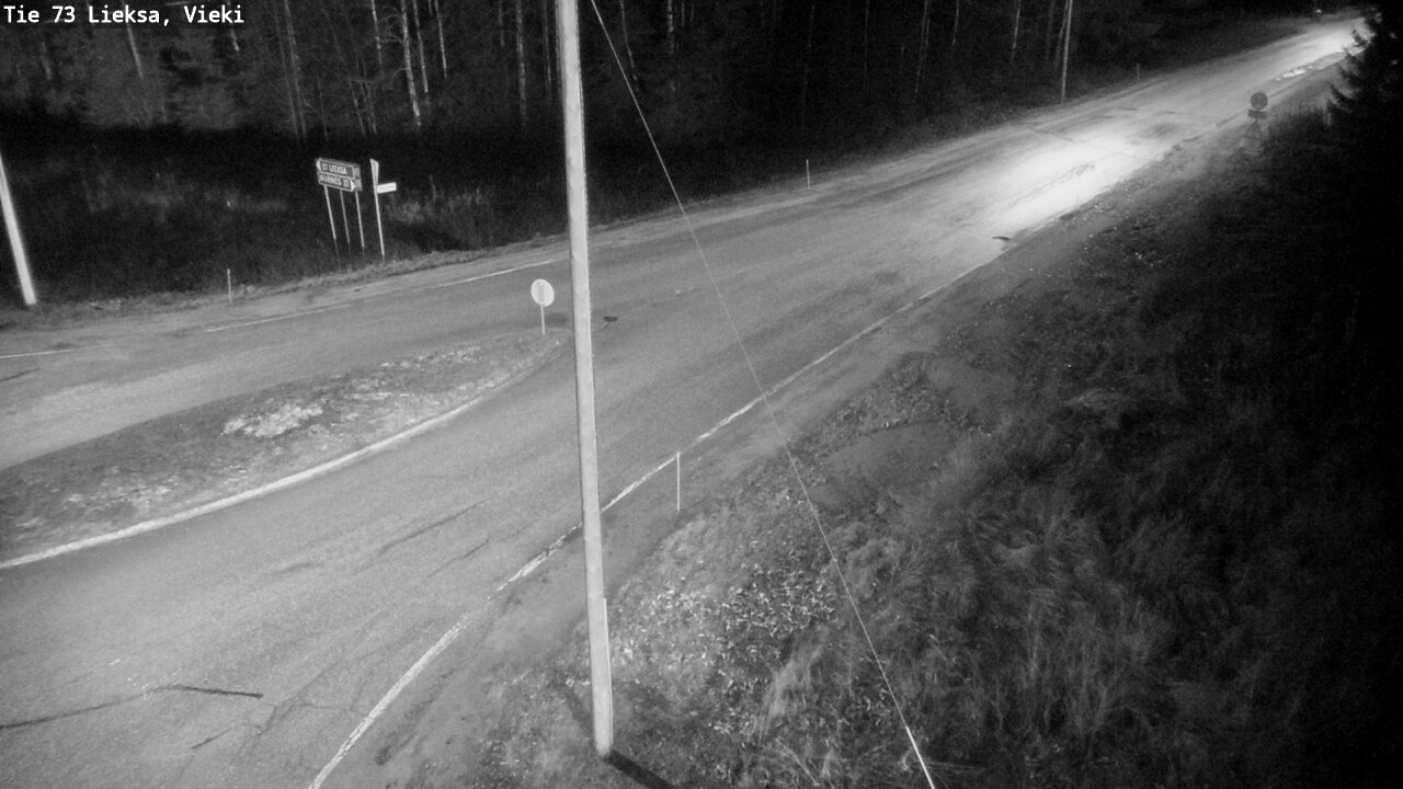 Kelikamerat Kuva Tie 73 Lieksa; Vieki, Lieksa, Pohjois-Karjala