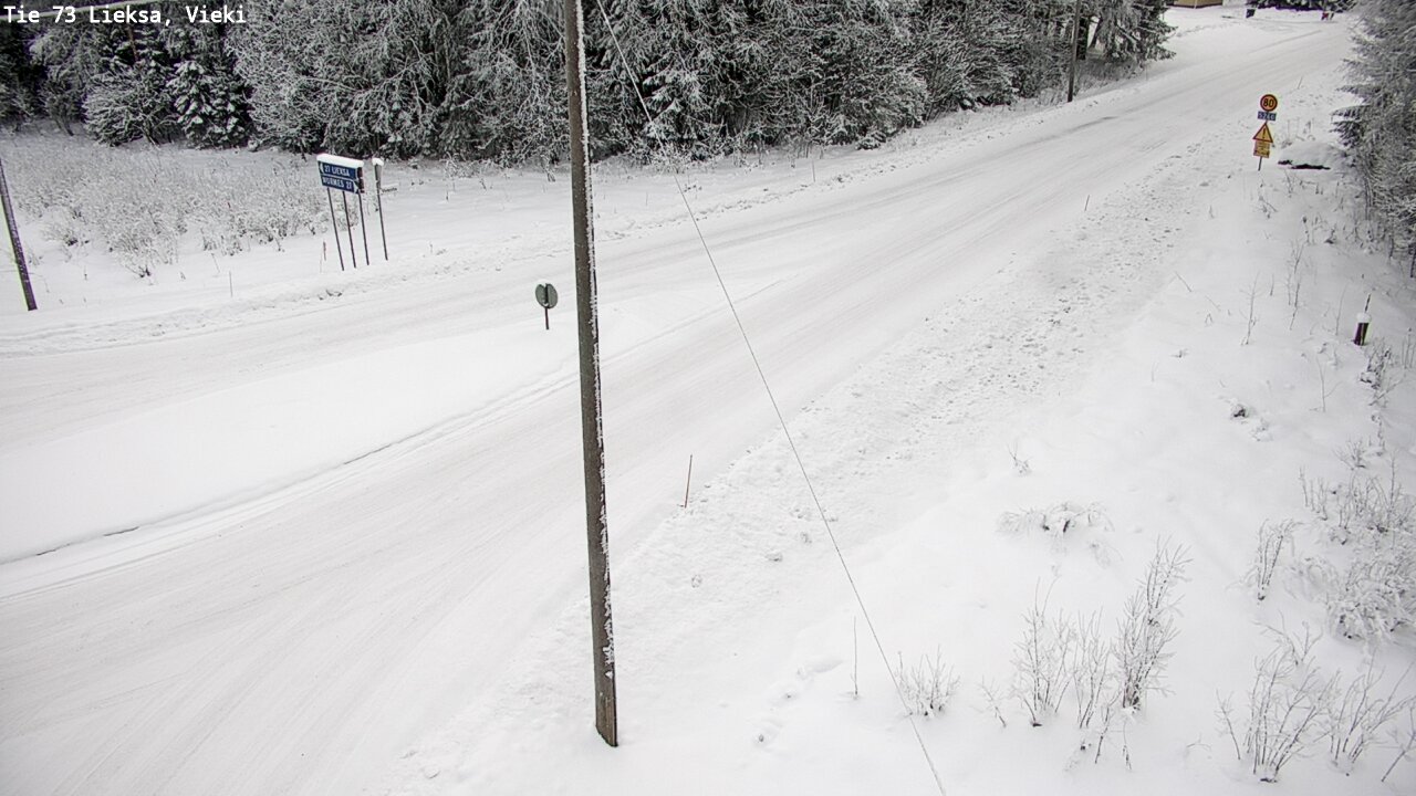 Weather Camera Image Väg 73 Lieksa, Vieki, Lieksa, Pohjois-Karjala