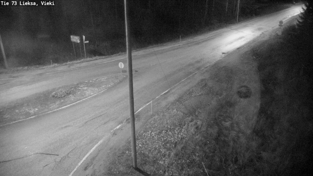 Kelikamerat Kuva Tie 73 Lieksa; Vieki, Lieksa, Pohjois-Karjala