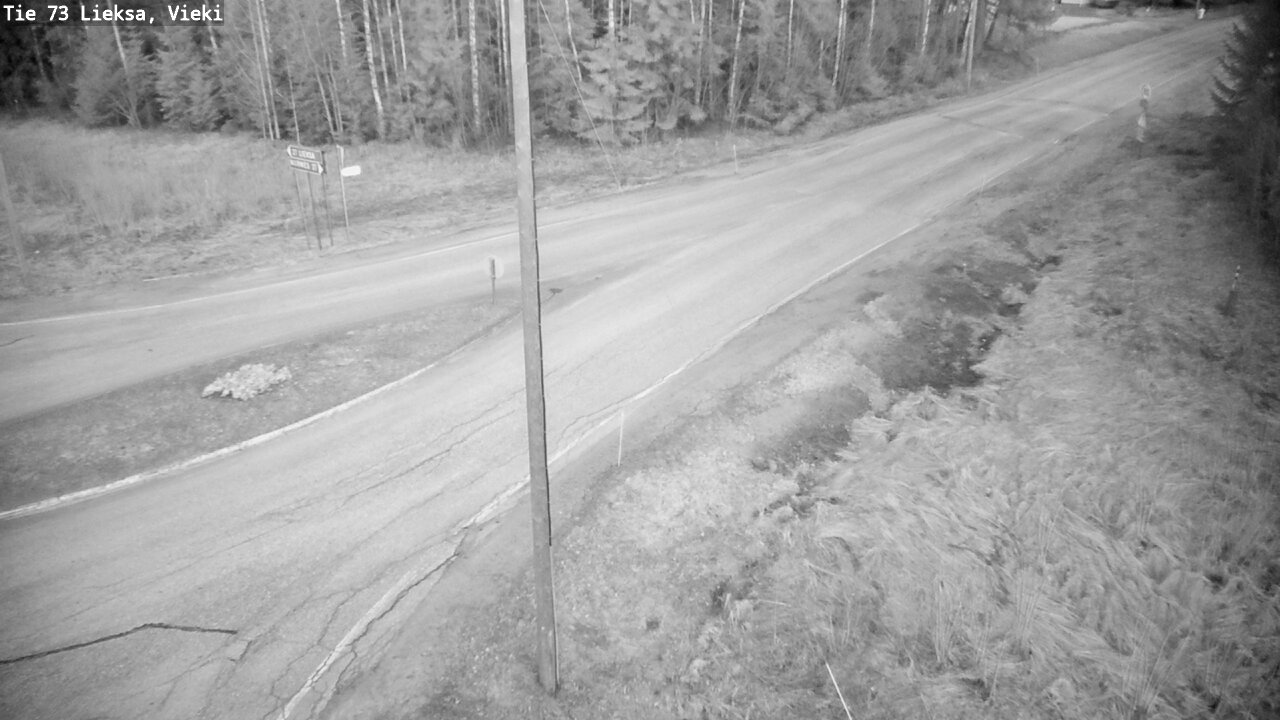 Weather Camera Image Väg 73 Lieksa, Vieki, Lieksa, Pohjois-Karjala