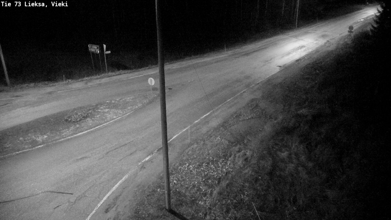 Kelikamerat Kuva Tie 73 Lieksa; Vieki, Lieksa, Pohjois-Karjala