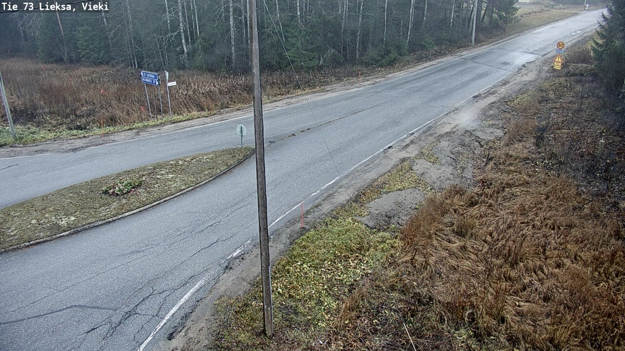 Kelikamerat Kuva Tie 73 Lieksa; Vieki, Lieksa, Pohjois-Karjala