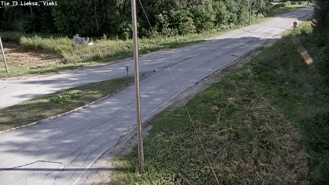 Kelikamerat Kuva Tie 73 Lieksa; Vieki, Lieksa, Pohjois-Karjala