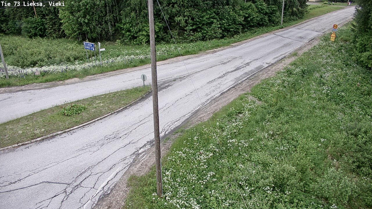 Kelikamerat Kuva Tie 73 Lieksa; Vieki, Lieksa, Pohjois-Karjala