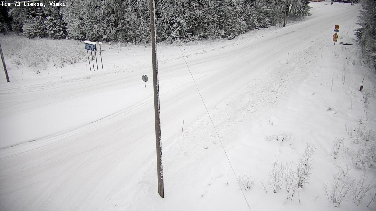 Kelikamerat Kuva Tie 73 Lieksa; Vieki, Lieksa, Pohjois-Karjala