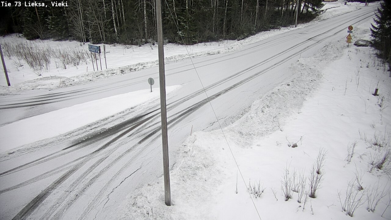 Kelikamerat Kuva Tie 73 Lieksa; Vieki, Lieksa, Pohjois-Karjala