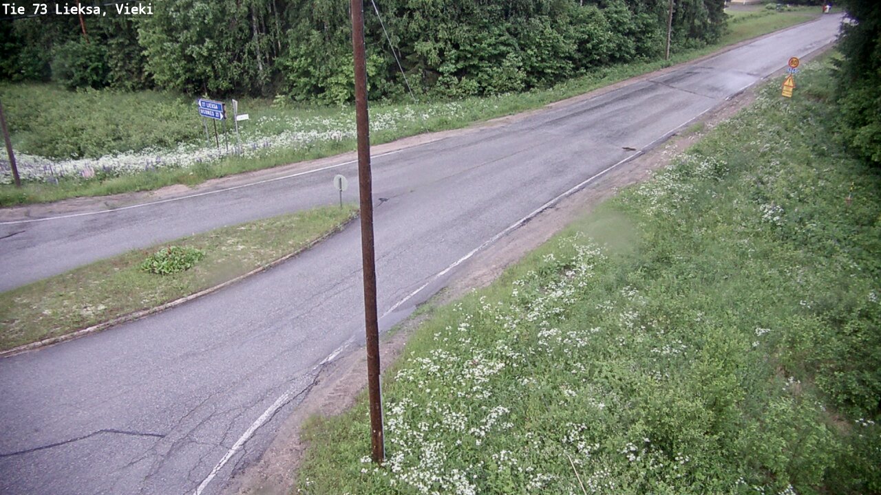 Kelikamerat Kuva Tie 73 Lieksa; Vieki, Lieksa, Pohjois-Karjala