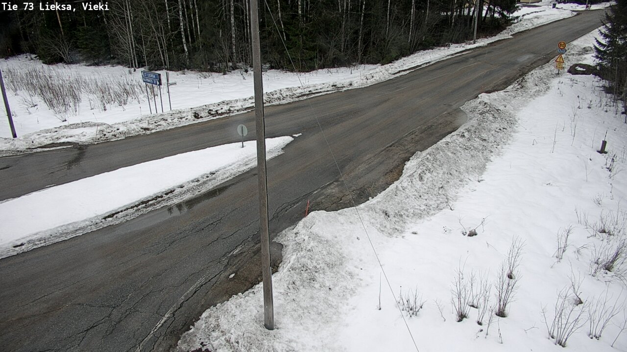 Weather Camera Image Väg 73 Lieksa, Vieki, Lieksa, Pohjois-Karjala