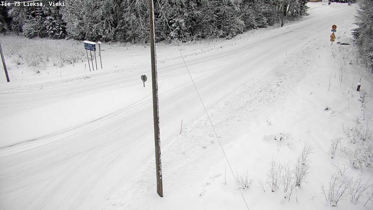 Weather Camera Image Road 73 Lieksa, Vieki, Lieksa, Pohjois-Karjala