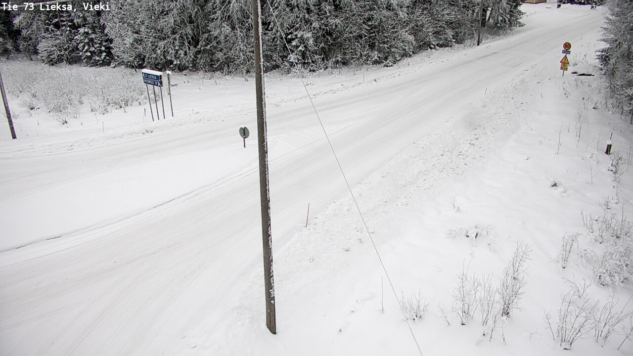 Weather Camera Image Road 73 Lieksa, Vieki, Lieksa, Pohjois-Karjala