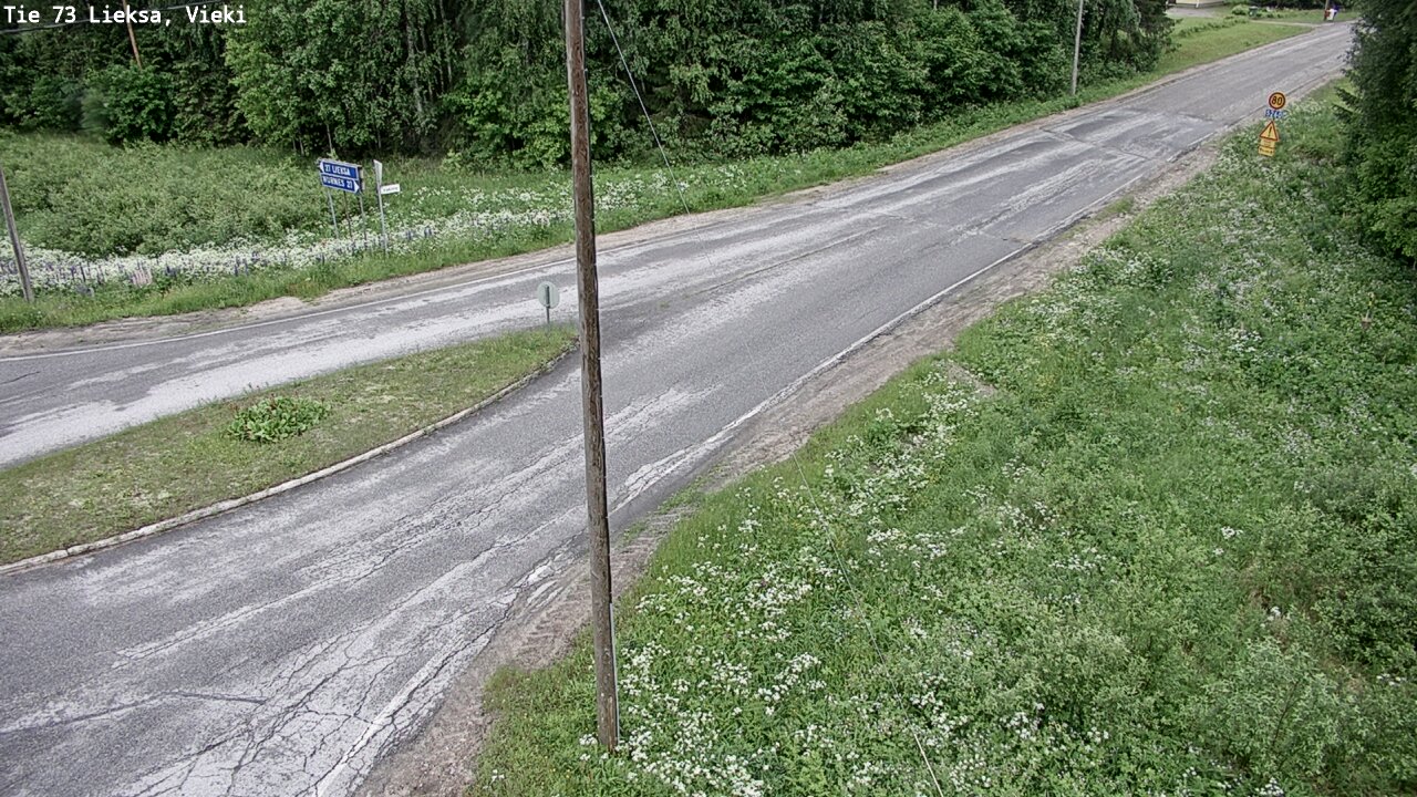 Weather Camera Image Väg 73 Lieksa, Vieki, Lieksa, Pohjois-Karjala