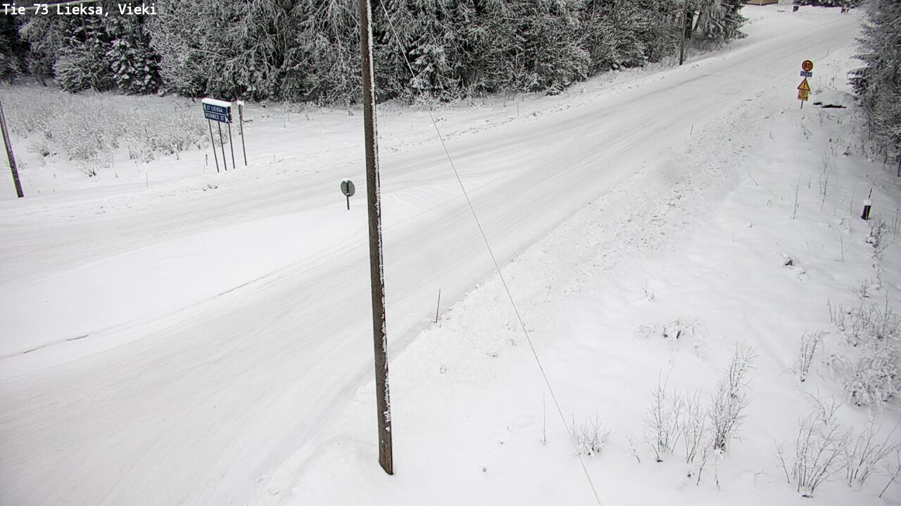 Kelikamerat Kuva Tie 73 Lieksa; Vieki, Lieksa, Pohjois-Karjala