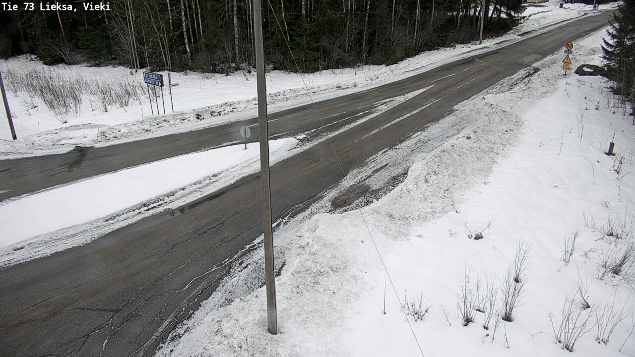 Kelikamerat Kuva Tie 73 Lieksa; Vieki, Lieksa, Pohjois-Karjala