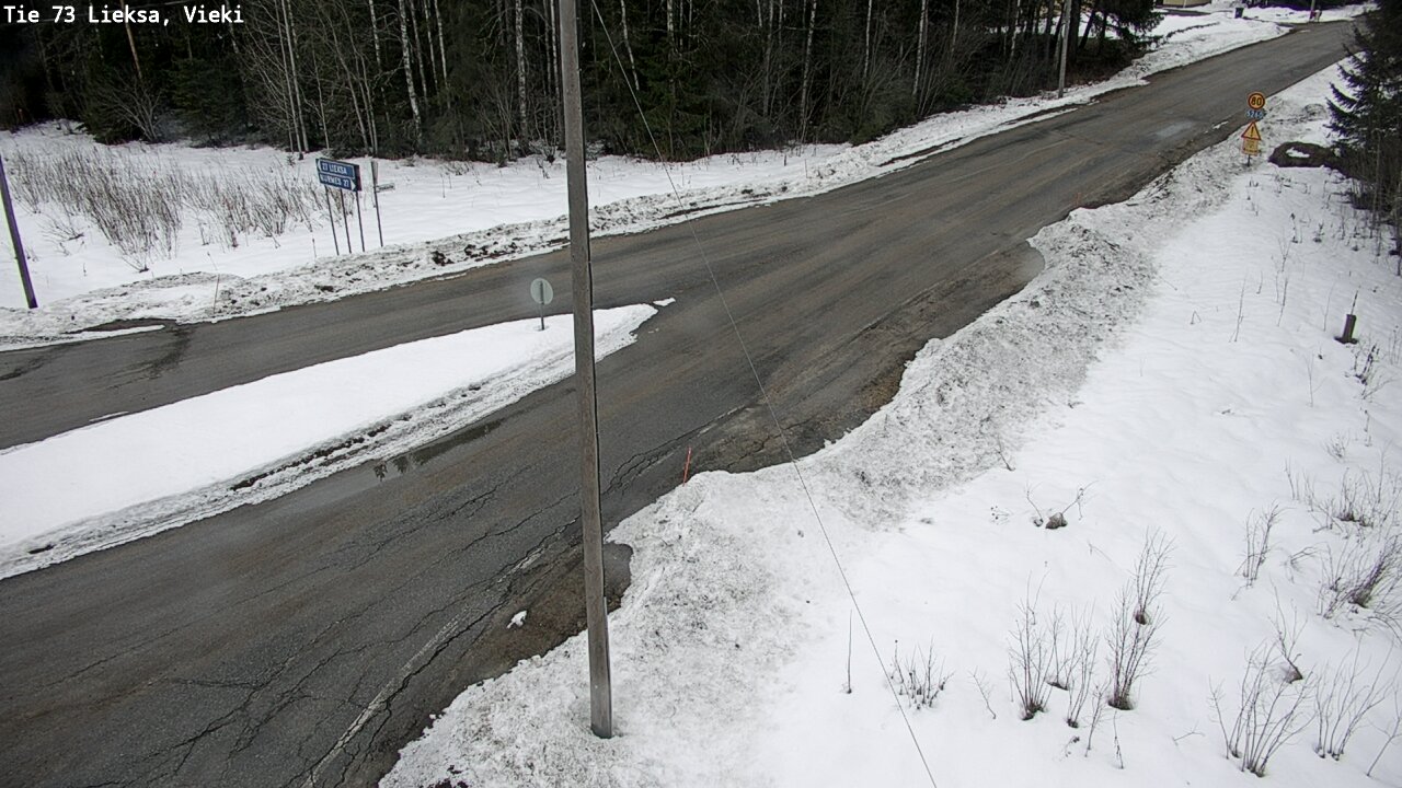 Kelikamerat Kuva Tie 73 Lieksa; Vieki, Lieksa, Pohjois-Karjala
