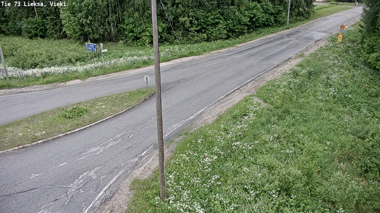 Kelikamerat Kuva Tie 73 Lieksa; Vieki, Lieksa, Pohjois-Karjala