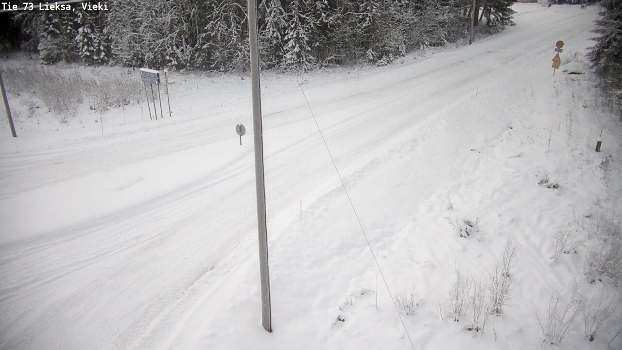 Kelikamerat Kuva Tie 73 Lieksa; Vieki, Lieksa, Pohjois-Karjala