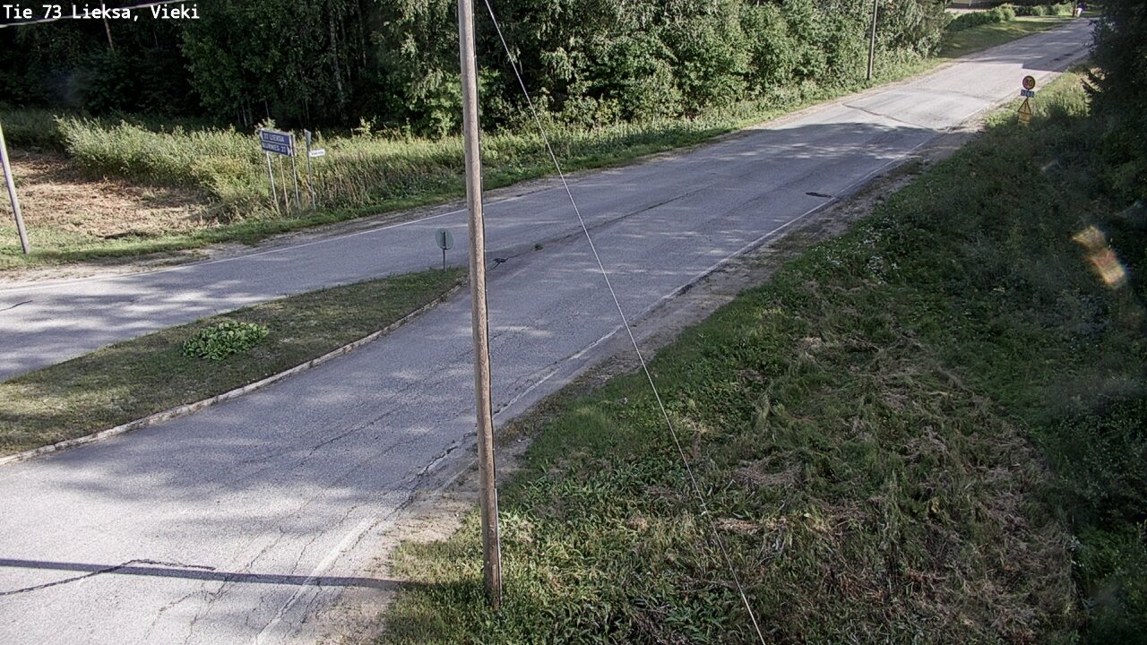 Kelikamerat Kuva Tie 73 Lieksa; Vieki, Lieksa, Pohjois-Karjala