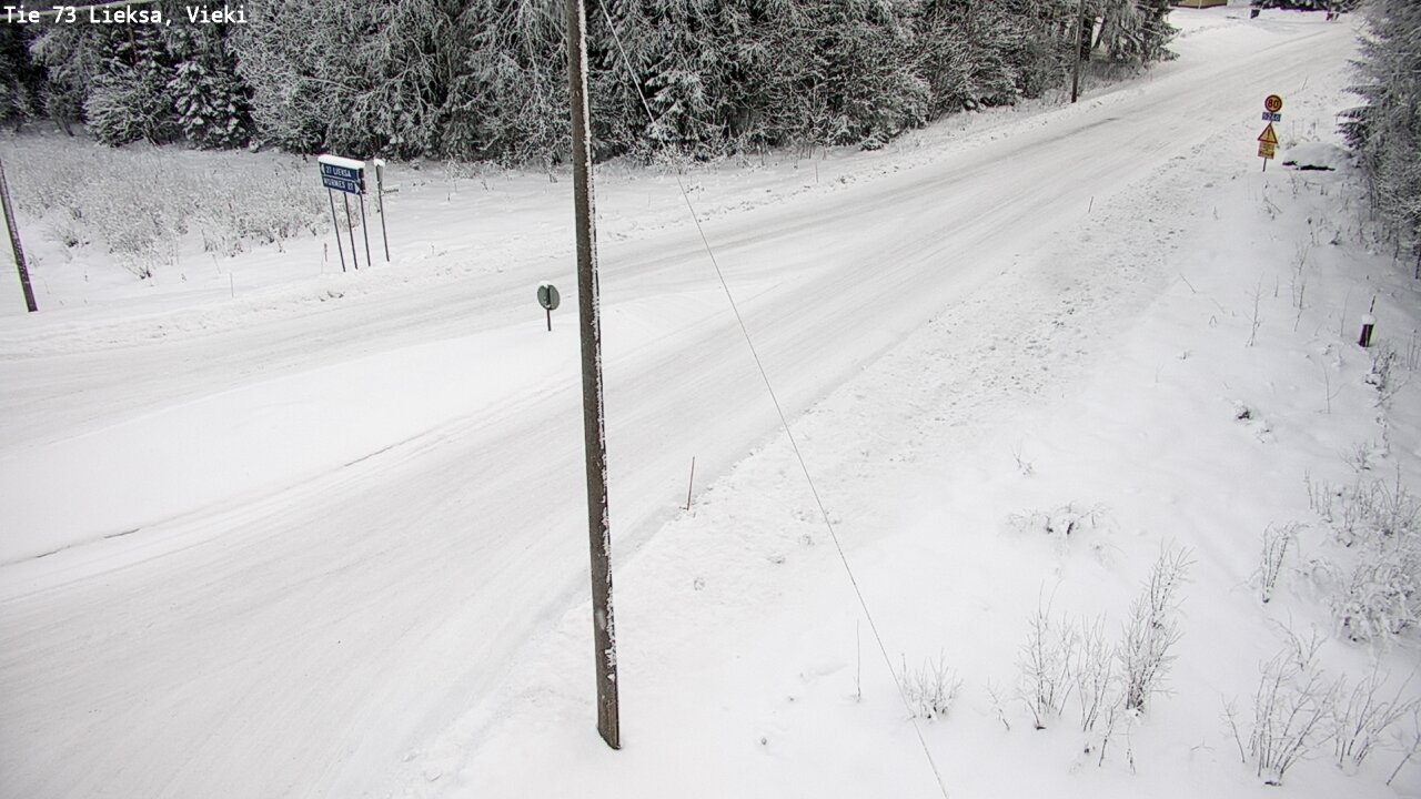 Kelikamerat Kuva Tie 73 Lieksa; Vieki, Lieksa, Pohjois-Karjala