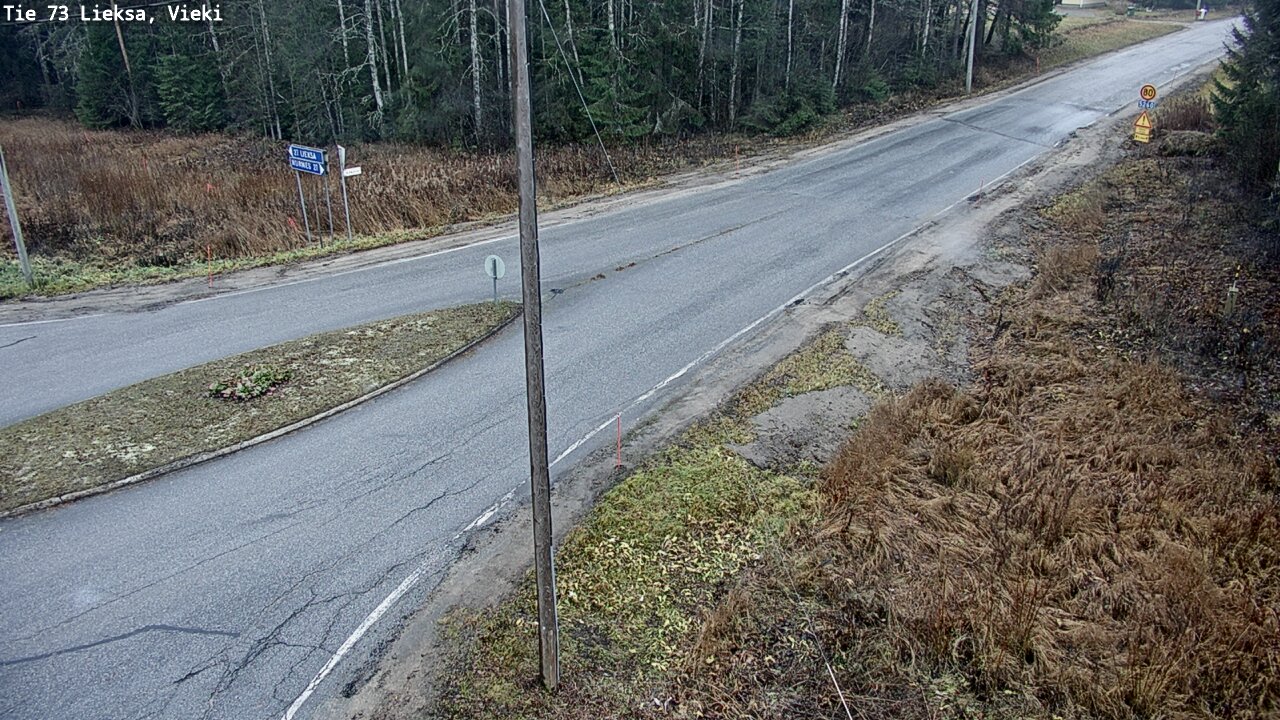 Kelikamerat Kuva Tie 73 Lieksa; Vieki, Lieksa, Pohjois-Karjala