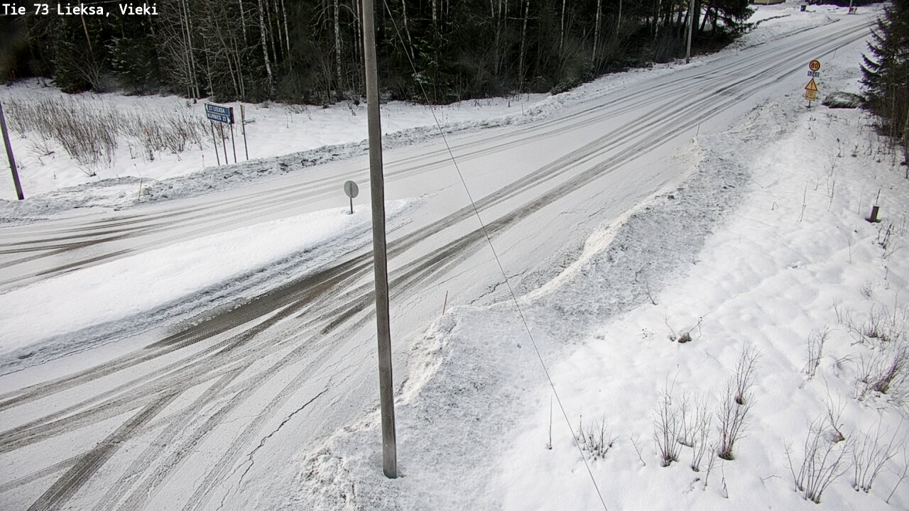 Kelikamerat Kuva Tie 73 Lieksa; Vieki, Lieksa, Pohjois-Karjala