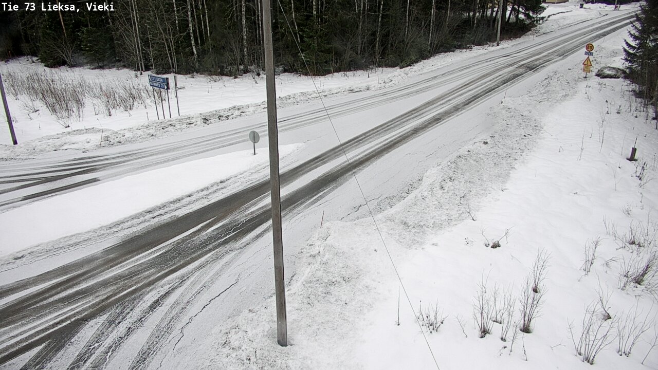 Kelikamerat Kuva Tie 73 Lieksa; Vieki, Lieksa, Pohjois-Karjala