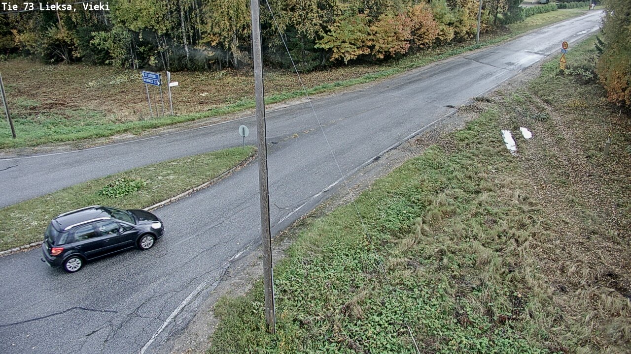 Kelikamerat Kuva Tie 73 Lieksa; Vieki, Lieksa, Pohjois-Karjala