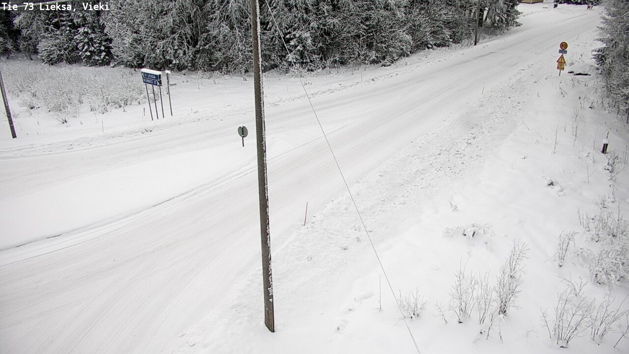 Weather Camera Image Road 73 Lieksa, Vieki, Lieksa, Pohjois-Karjala