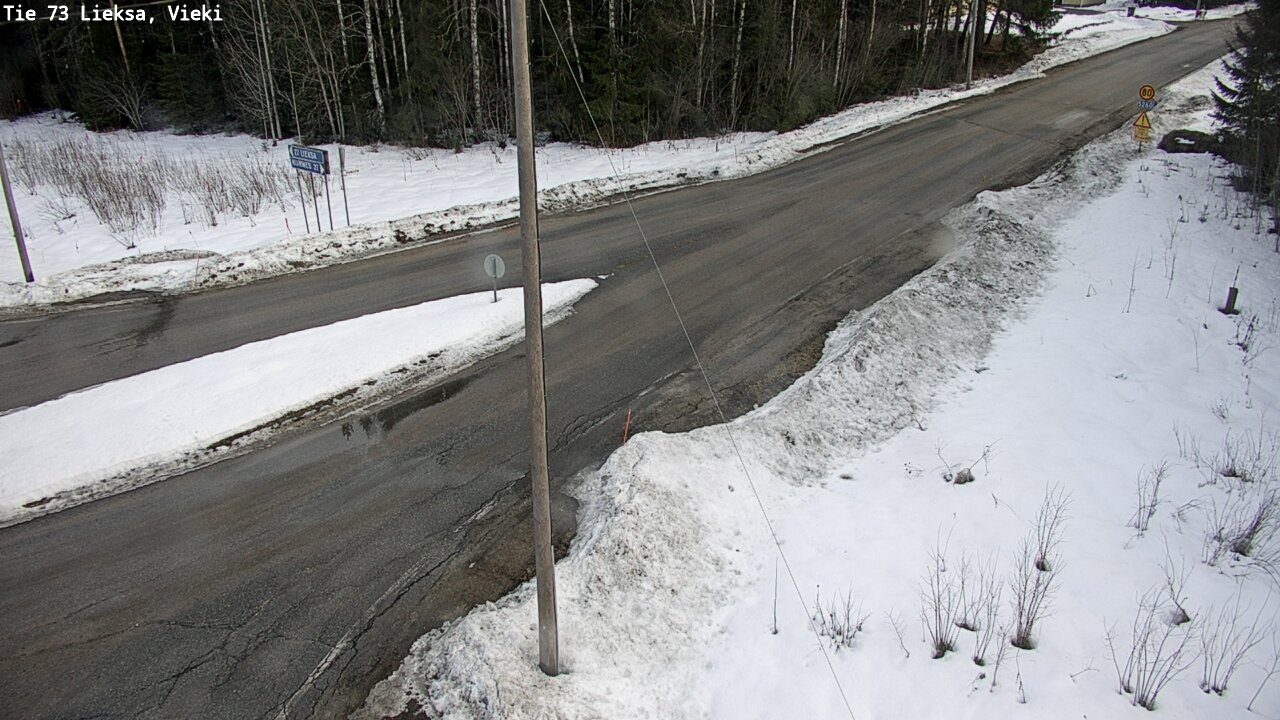 Weather Camera Image Road 73 Lieksa, Vieki, Lieksa, Pohjois-Karjala