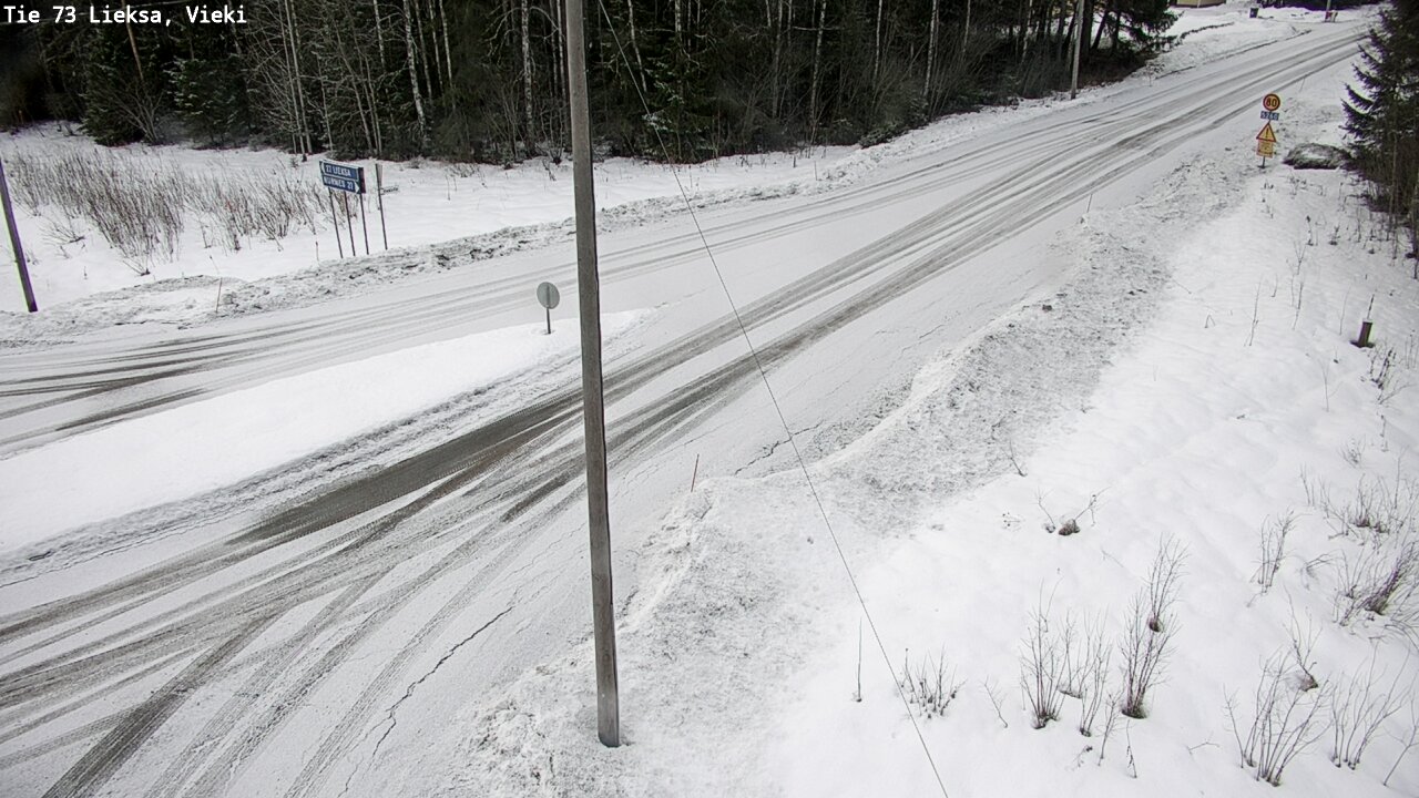 Kelikamerat Kuva Tie 73 Lieksa; Vieki, Lieksa, Pohjois-Karjala