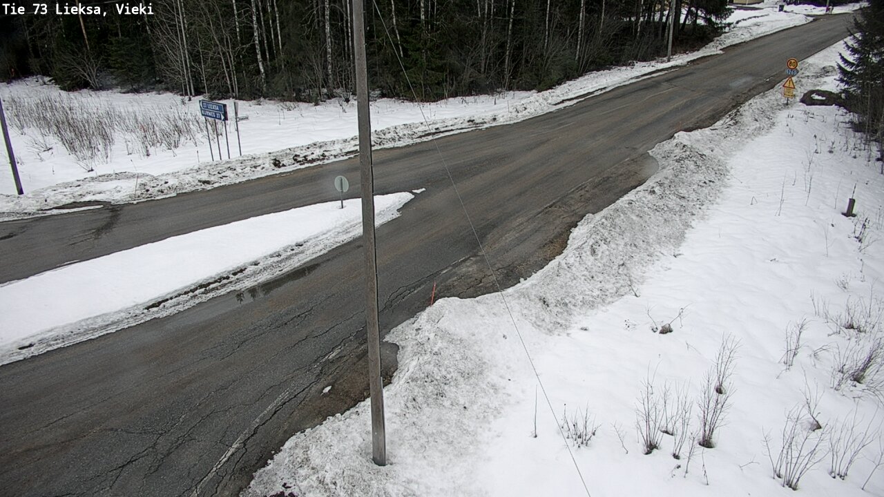 Weather Camera Image Väg 73 Lieksa, Vieki, Lieksa, Pohjois-Karjala