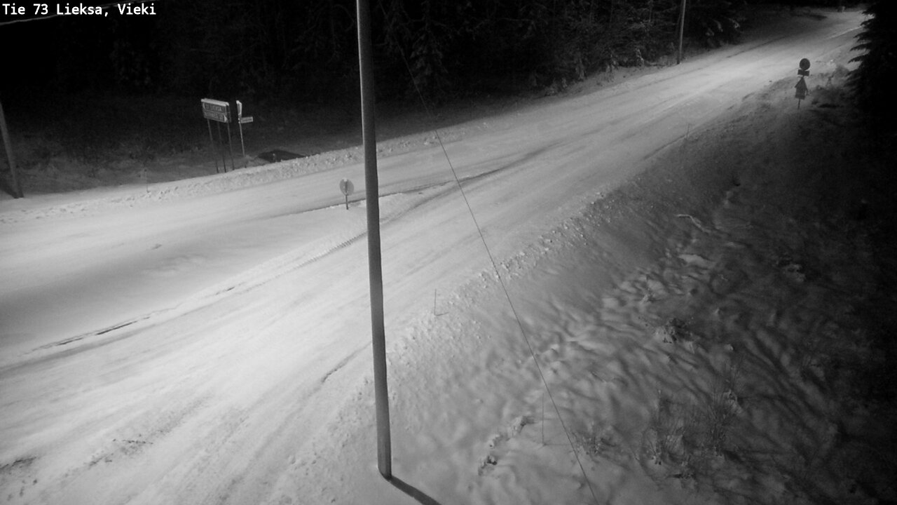 Weather Camera Image Väg 73 Lieksa, Vieki, Lieksa, Pohjois-Karjala