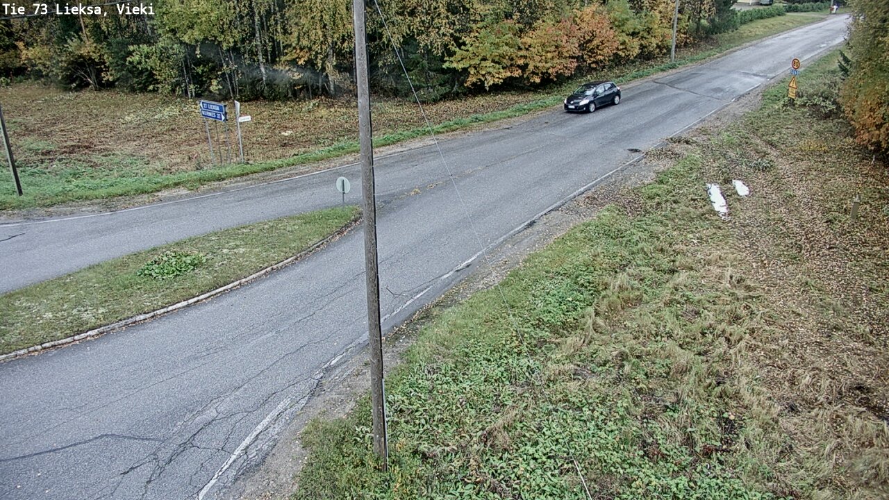 Kelikamerat Kuva Tie 73 Lieksa; Vieki, Lieksa, Pohjois-Karjala