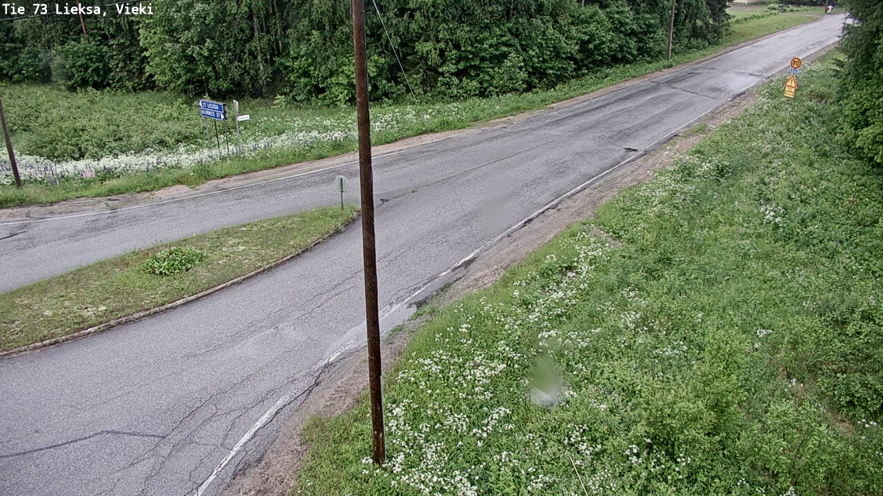 Kelikamerat Kuva Tie 73 Lieksa; Vieki, Lieksa, Pohjois-Karjala