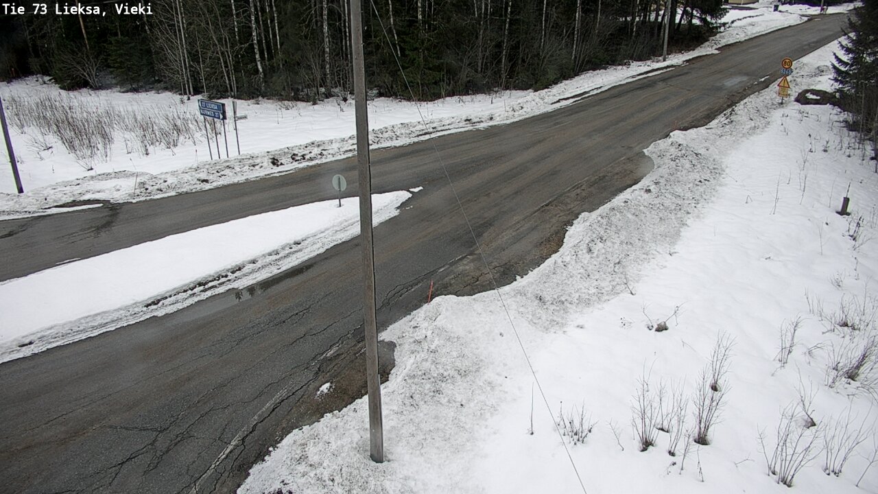 Kelikamerat Kuva Tie 73 Lieksa; Vieki, Lieksa, Pohjois-Karjala