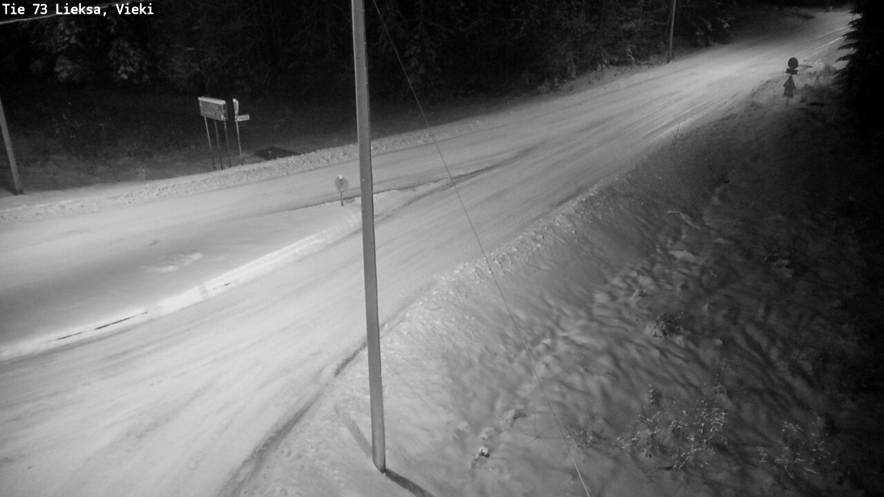 Weather Camera Image Väg 73 Lieksa, Vieki, Lieksa, Pohjois-Karjala