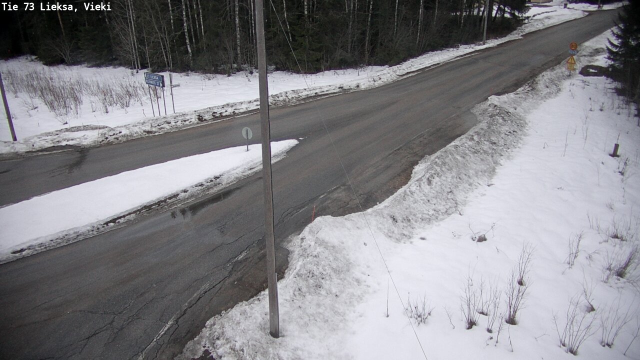 Weather Camera Image Road 73 Lieksa, Vieki, Lieksa, Pohjois-Karjala