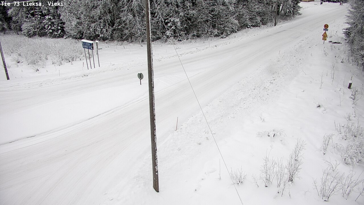 Kelikamerat Kuva Tie 73 Lieksa; Vieki, Lieksa, Pohjois-Karjala