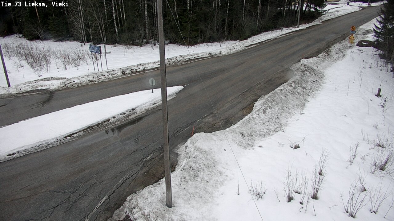 Weather Camera Image Road 73 Lieksa, Vieki, Lieksa, Pohjois-Karjala