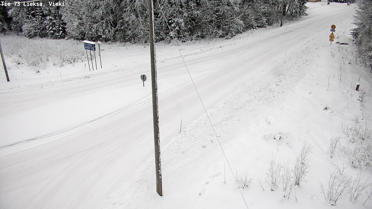 Weather Camera Image Road 73 Lieksa, Vieki, Lieksa, Pohjois-Karjala