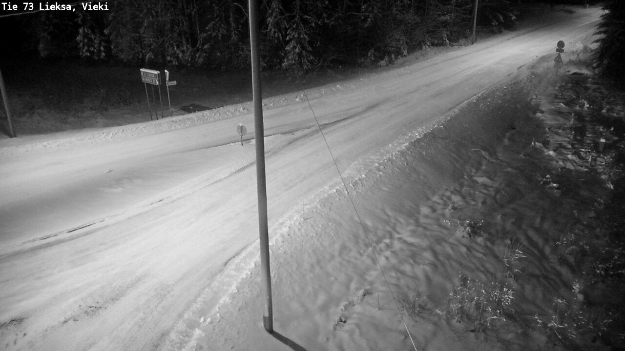 Weather Camera Image Väg 73 Lieksa, Vieki, Lieksa, Pohjois-Karjala
