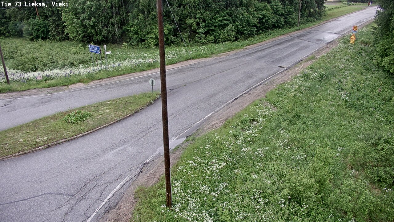Kelikamerat Kuva Tie 73 Lieksa; Vieki, Lieksa, Pohjois-Karjala