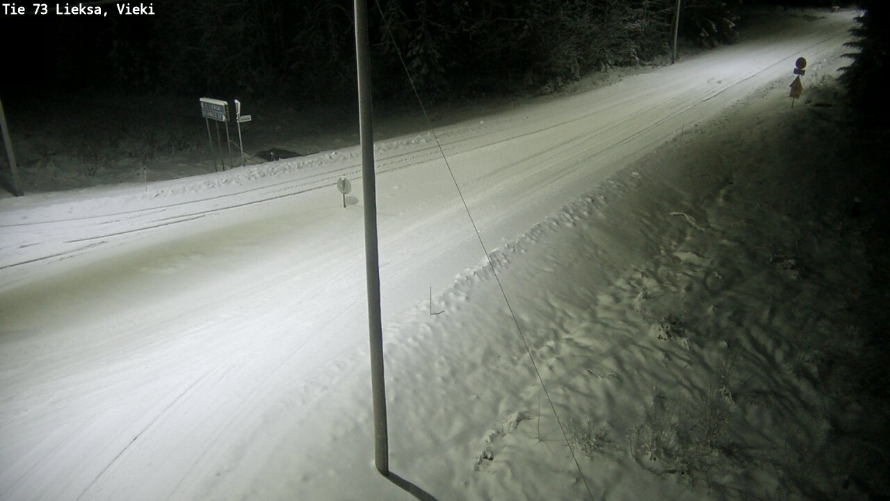 Kelikamerat Kuva Tie 73 Lieksa; Vieki, Lieksa, Pohjois-Karjala