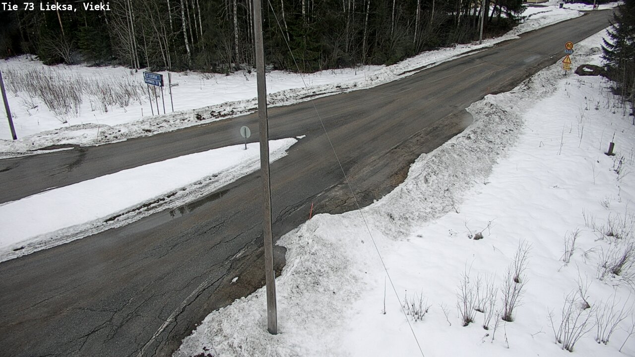 Kelikamerat Kuva Tie 73 Lieksa; Vieki, Lieksa, Pohjois-Karjala