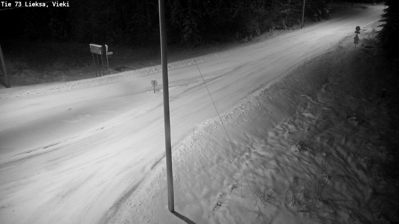 Weather Camera Image Väg 73 Lieksa, Vieki, Lieksa, Pohjois-Karjala