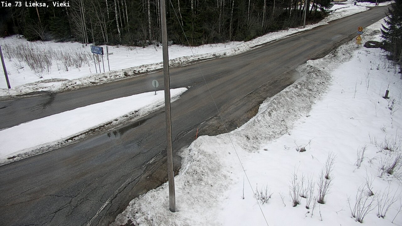 Weather Camera Image Road 73 Lieksa, Vieki, Lieksa, Pohjois-Karjala