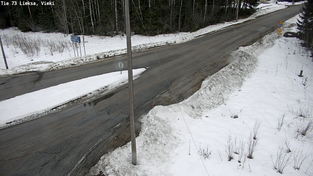 Weather Camera Image Road 73 Lieksa, Vieki, Lieksa, Pohjois-Karjala