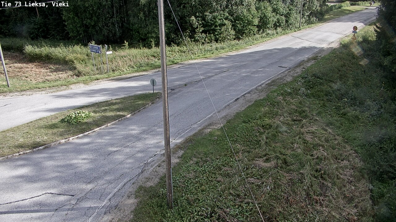 Kelikamerat Kuva Tie 73 Lieksa; Vieki, Lieksa, Pohjois-Karjala