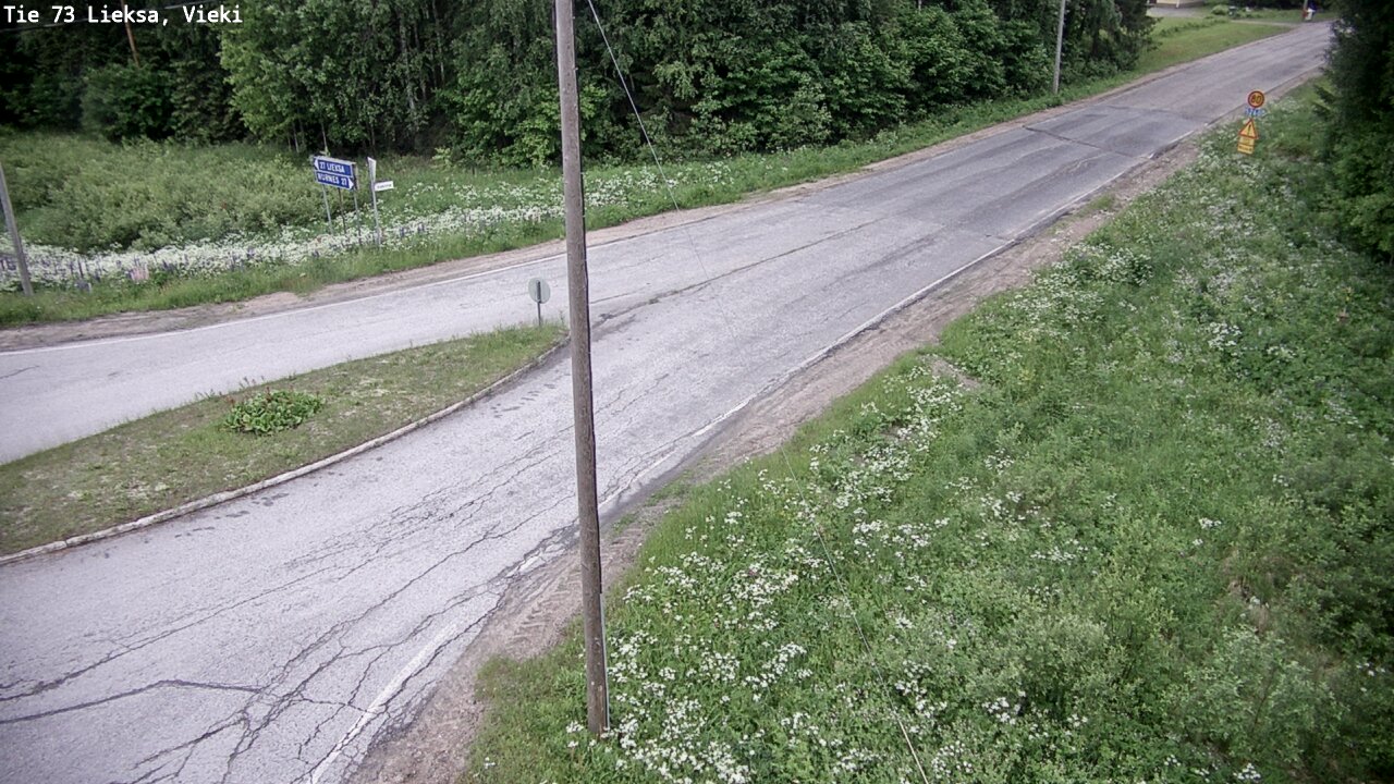 Kelikamerat Kuva Tie 73 Lieksa; Vieki, Lieksa, Pohjois-Karjala